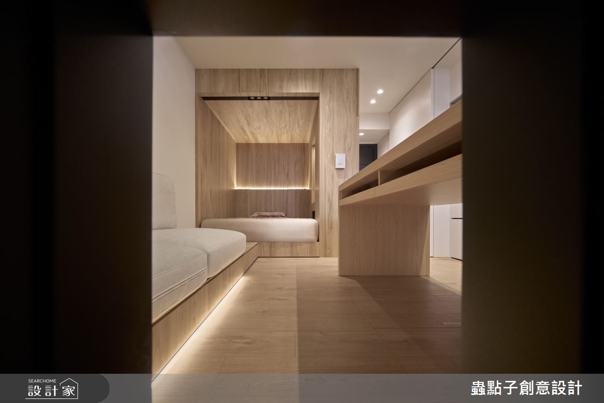 7坪老屋(16~30年)＿簡約風客廳餐廳臥室工作區案例圖片＿蟲點子創意設計＿蟲點子_128之33