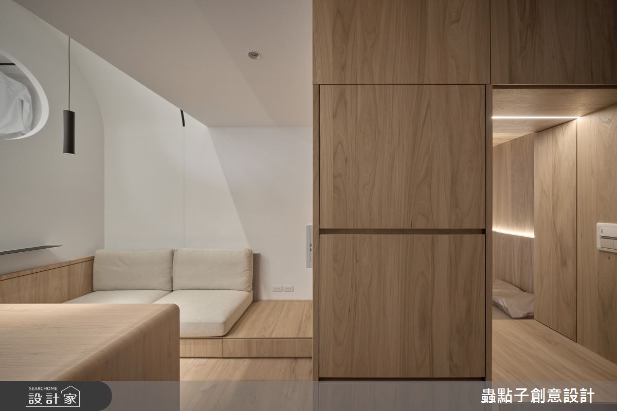 7坪老屋(16~30年)＿簡約風客廳餐廳臥室工作區案例圖片＿蟲點子創意設計＿蟲點子_128之11