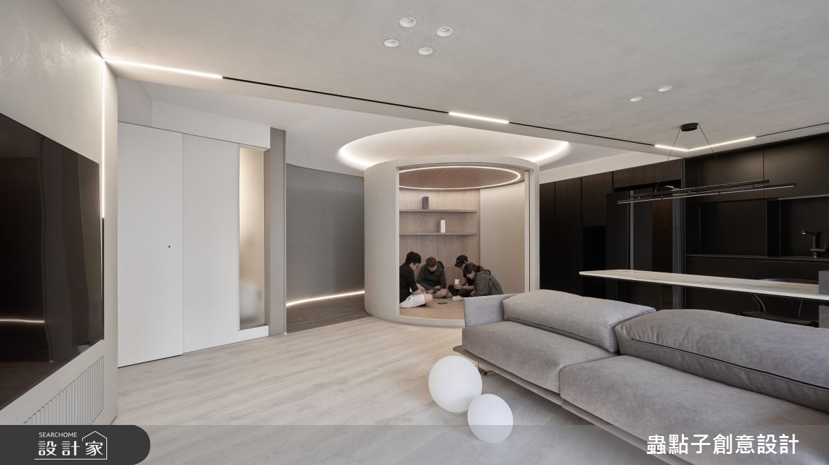 30坪老屋(16~30年)＿簡約風客廳餐廳多功能室案例圖片＿蟲點子創意設計＿蟲點子_129之19