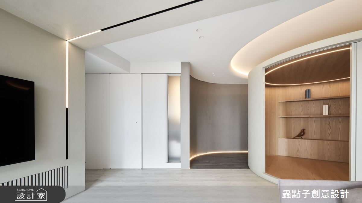 30坪老屋(16~30年)＿簡約風客廳多功能室案例圖片＿蟲點子創意設計＿蟲點子_129之15