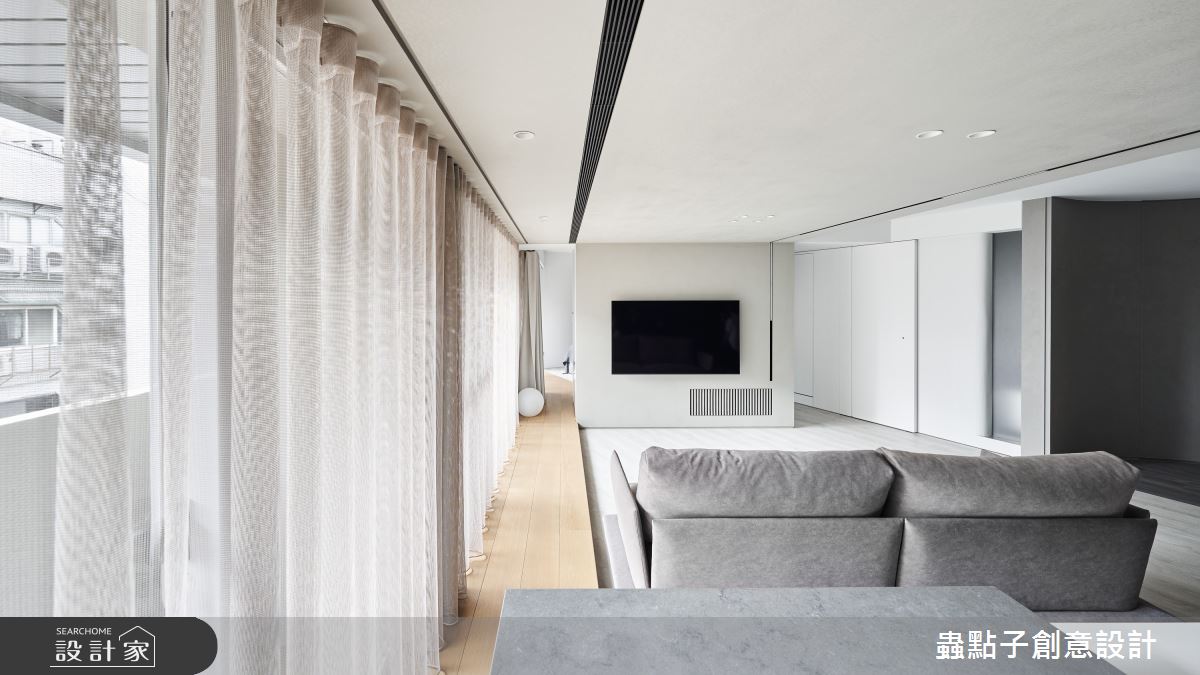 30坪老屋(16~30年)＿簡約風客廳中島案例圖片＿蟲點子創意設計＿蟲點子_129之24