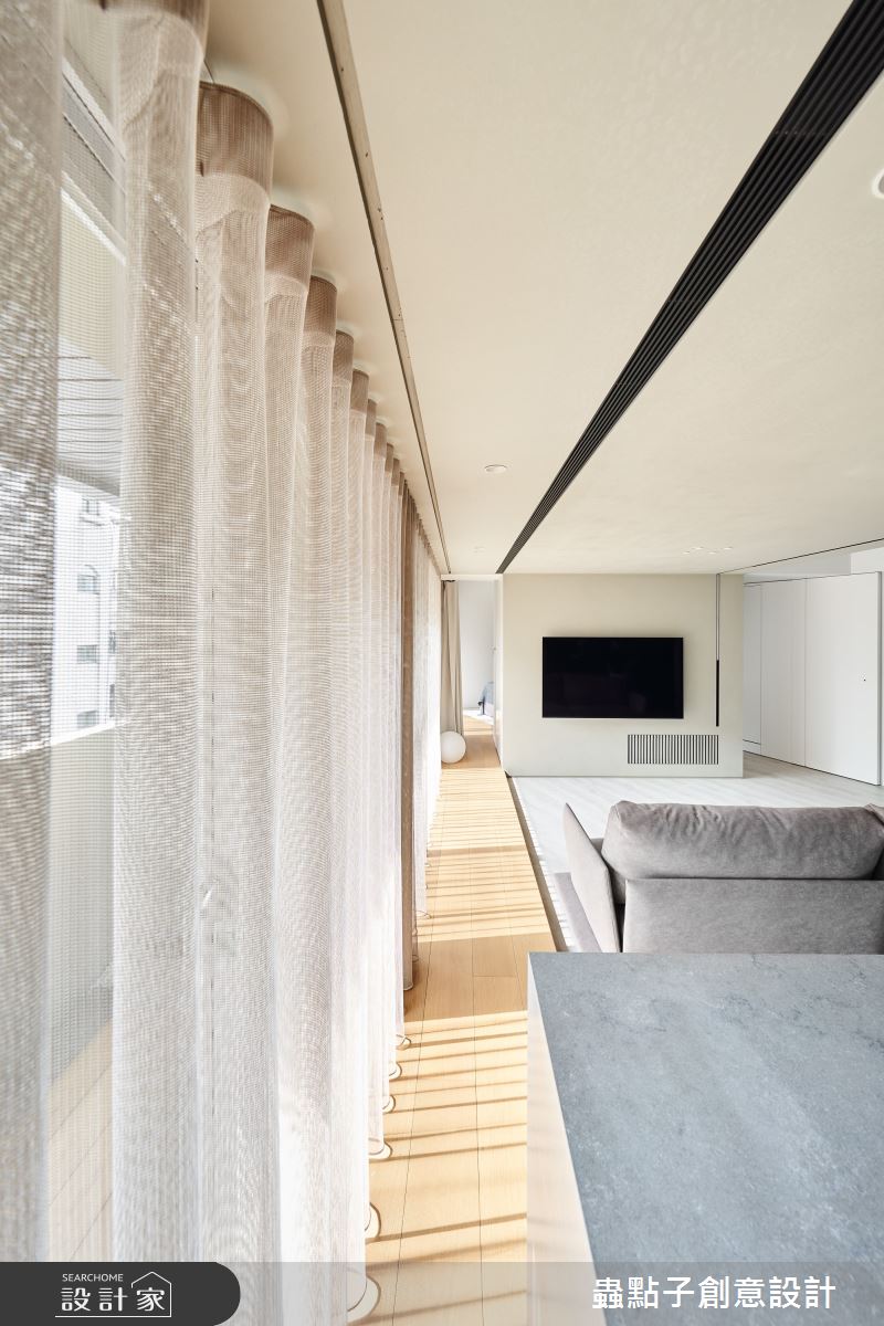 30坪老屋(16~30年)＿簡約風客廳中島案例圖片＿蟲點子創意設計＿蟲點子_129之25