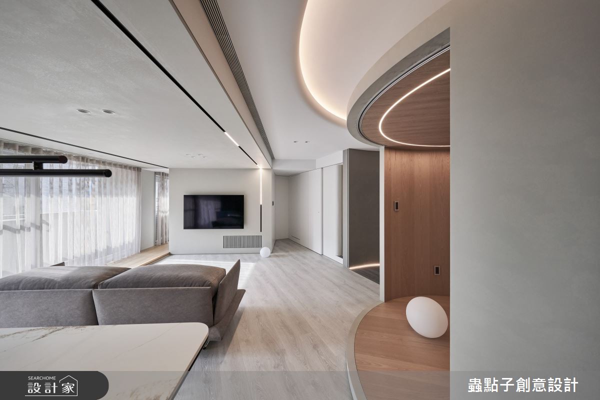 30坪老屋(16~30年)＿簡約風客廳餐廳多功能室案例圖片＿蟲點子創意設計＿蟲點子_129之29