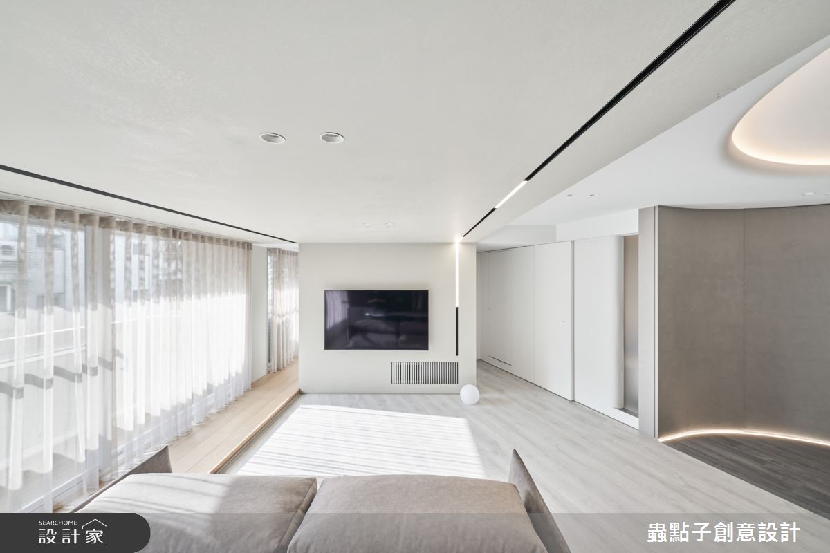 30坪老屋(16~30年)＿簡約風客廳多功能室案例圖片＿蟲點子創意設計＿蟲點子_129之26