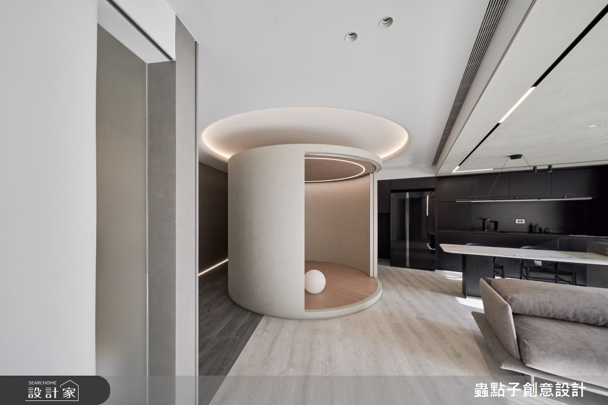 30坪老屋(16~30年)＿簡約風客廳餐廳多功能室案例圖片＿蟲點子創意設計＿蟲點子_129之21