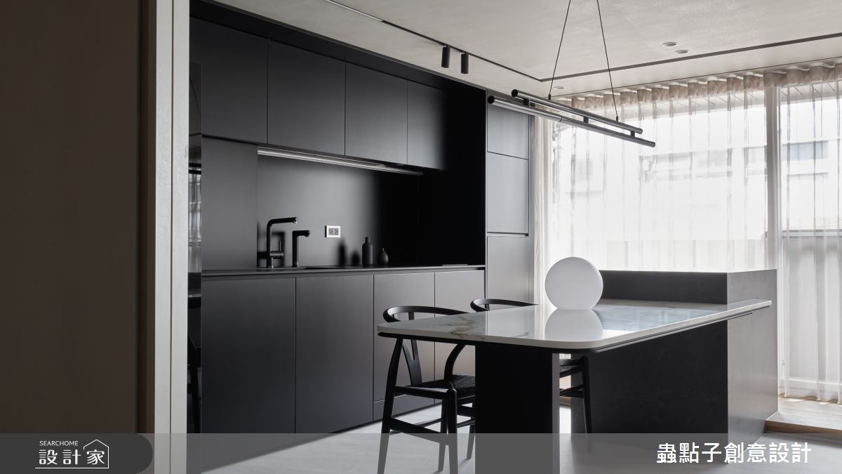30坪老屋(16~30年)＿簡約風餐廳廚房中島案例圖片＿蟲點子創意設計＿蟲點子_129之34