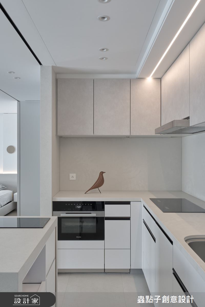 20坪新成屋(5年以下)＿簡約風廚房中島案例圖片＿蟲點子創意設計＿蟲點子_130之15