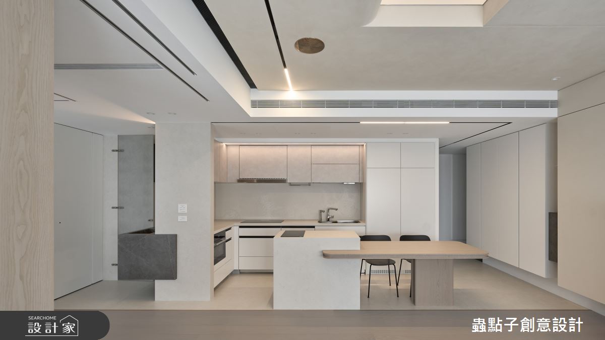 20坪新成屋(5年以下)＿簡約風餐廳廚房中島案例圖片＿蟲點子創意設計＿蟲點子_130之17