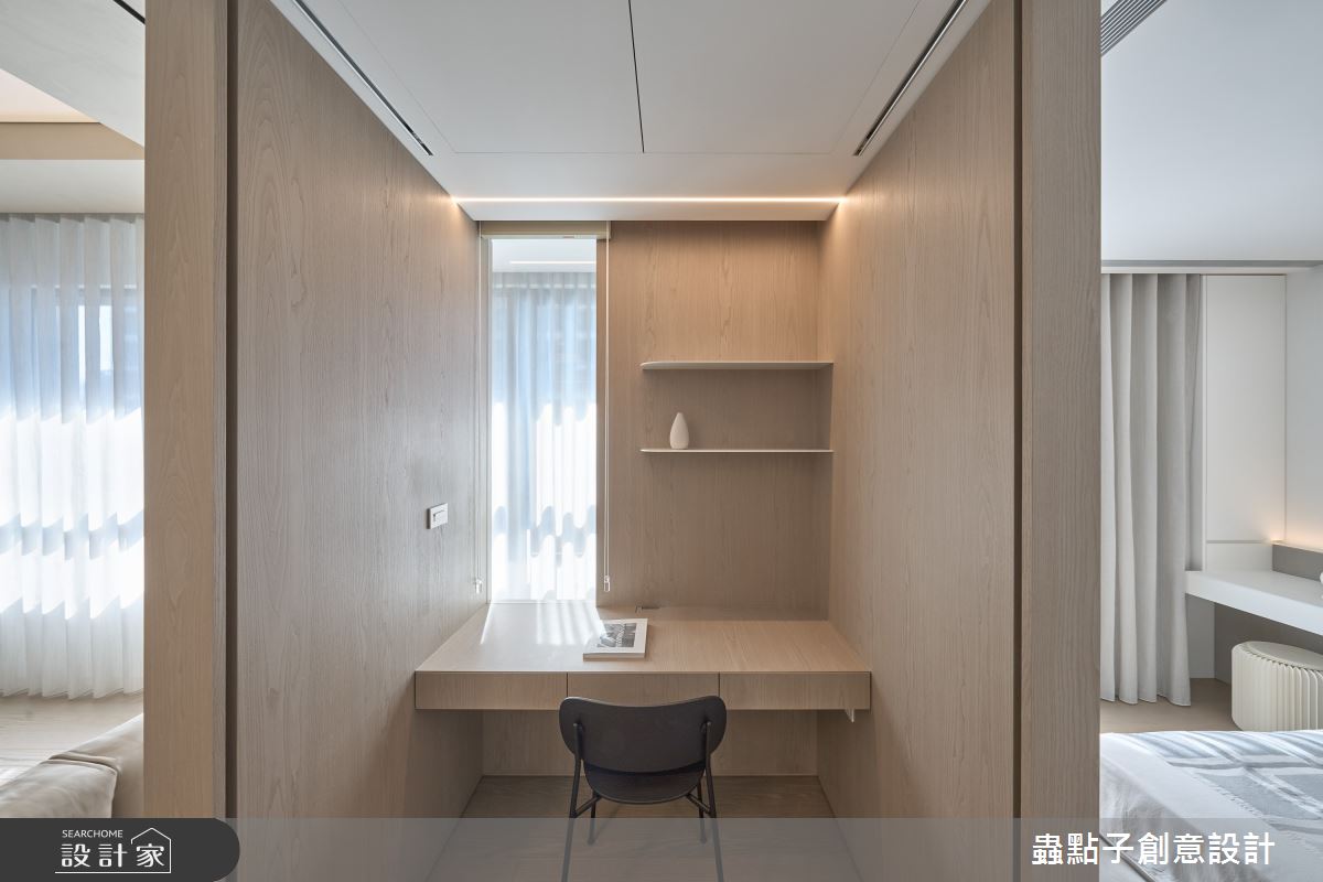 20坪新成屋(5年以下)＿簡約風書房案例圖片＿蟲點子創意設計＿蟲點子_130之40