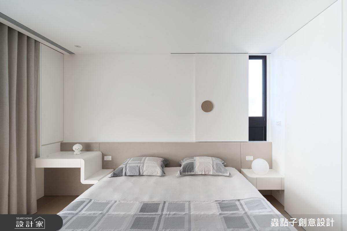 20坪新成屋(5年以下)＿簡約風臥室案例圖片＿蟲點子創意設計＿蟲點子_130之45