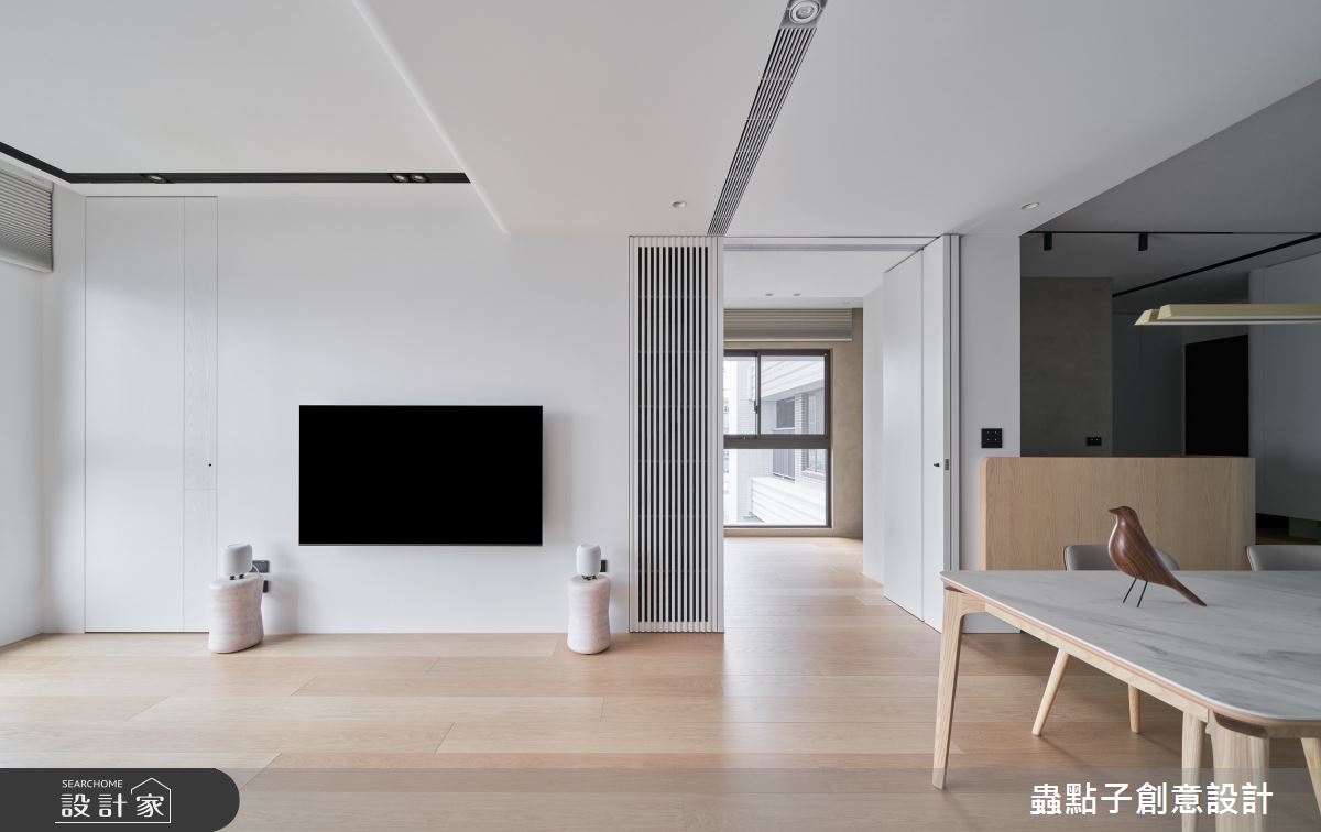 28坪新成屋(5年以下)＿簡約風客廳餐廳書房案例圖片＿蟲點子創意設計＿蟲點子_131之16