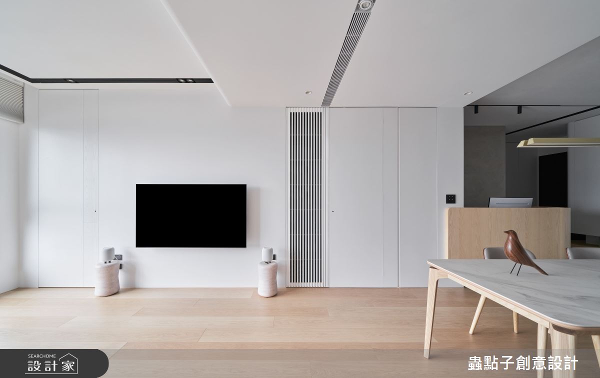 28坪新成屋(5年以下)＿簡約風客廳餐廳書房案例圖片＿蟲點子創意設計＿蟲點子_131之15