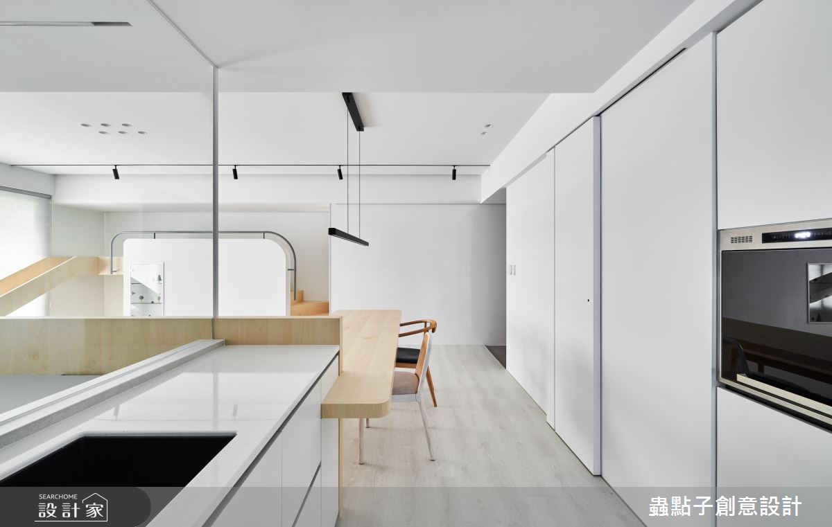 30坪中古屋(5~15年)＿簡約風餐廳廚房案例圖片＿蟲點子創意設計＿蟲點子_132之31