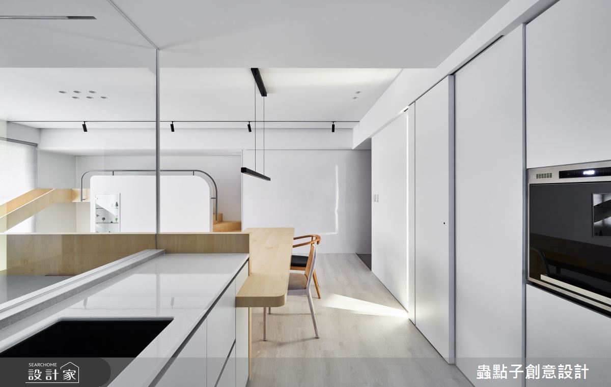 30坪中古屋(5~15年)＿簡約風餐廳廚房案例圖片＿蟲點子創意設計＿蟲點子_132之32