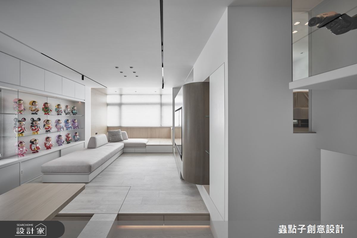 8坪中古屋(5~15年)＿簡約風客廳餐廳案例圖片＿蟲點子創意設計＿蟲點子_133之4