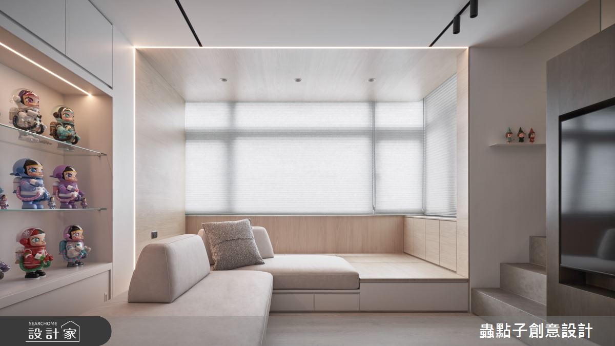 8坪中古屋(5~15年)＿簡約風客廳案例圖片＿蟲點子創意設計＿蟲點子_133之10