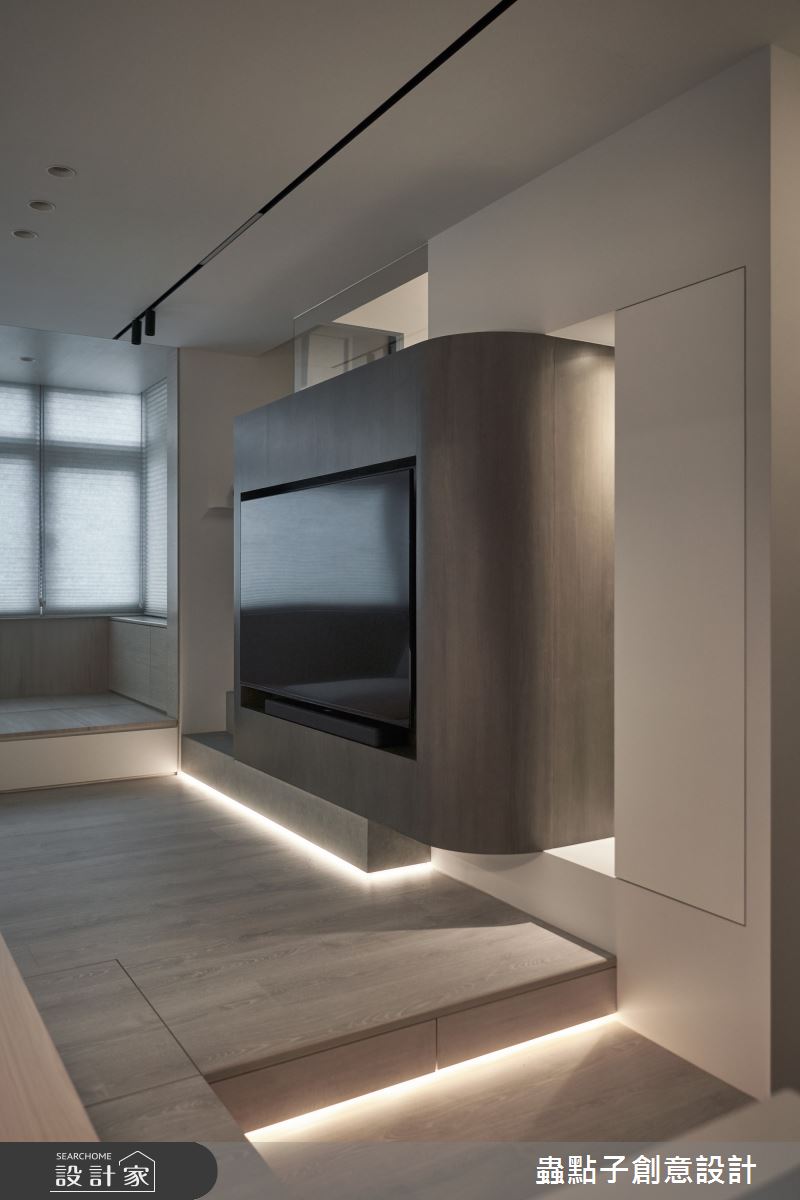 8坪中古屋(5~15年)＿簡約風客廳案例圖片＿蟲點子創意設計＿蟲點子_133之17