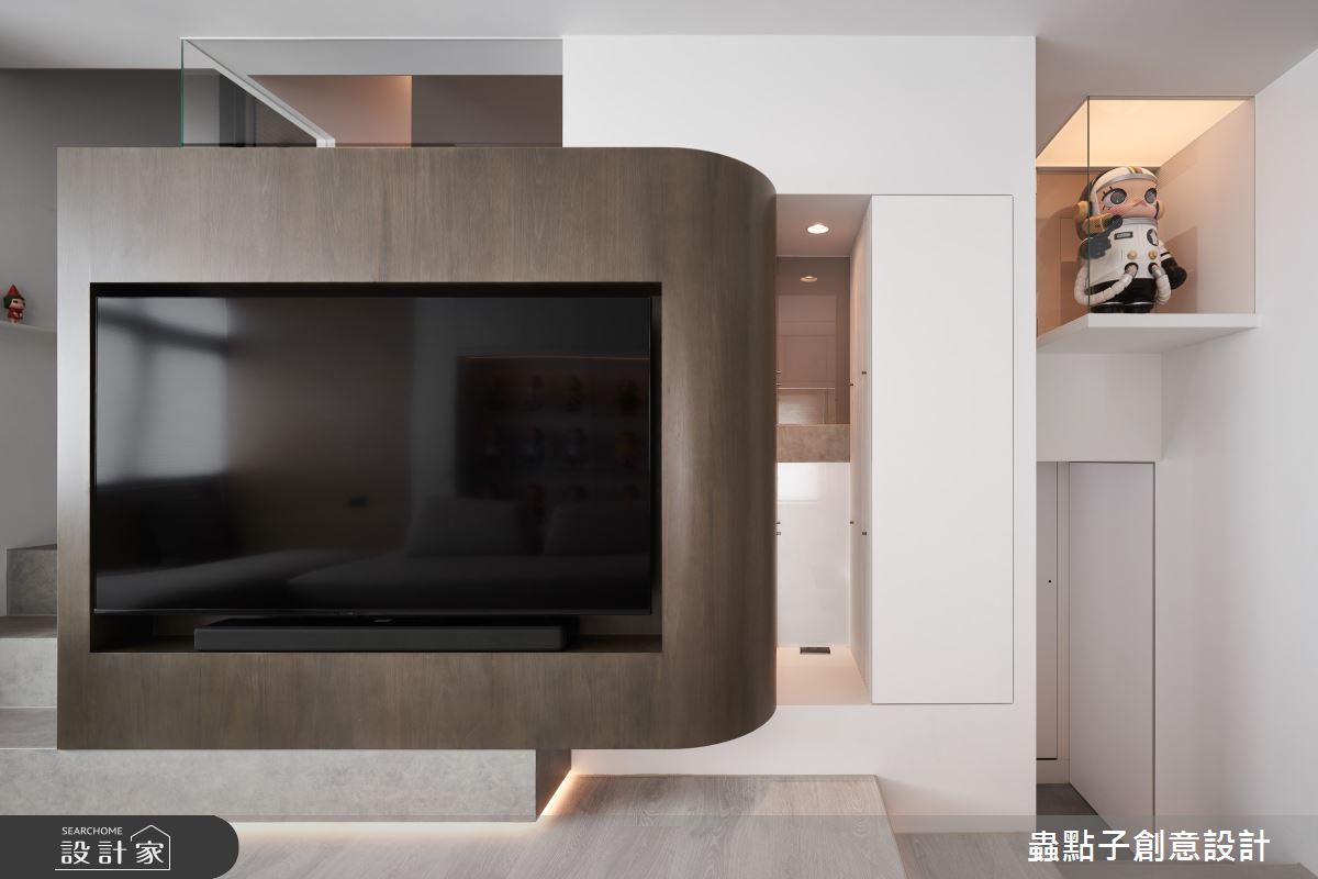 8坪中古屋(5~15年)＿簡約風客廳案例圖片＿蟲點子創意設計＿蟲點子_133之22
