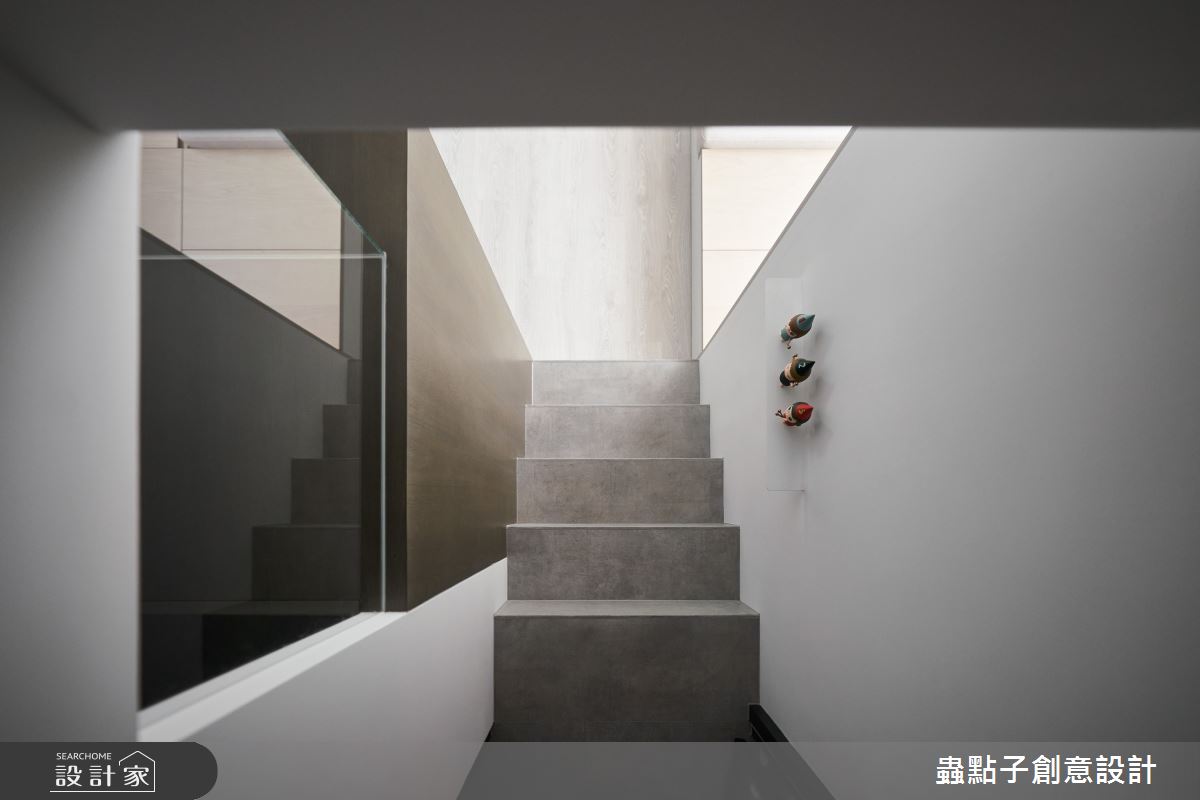 8坪中古屋(5~15年)＿簡約風樓梯案例圖片＿蟲點子創意設計＿蟲點子_133之30