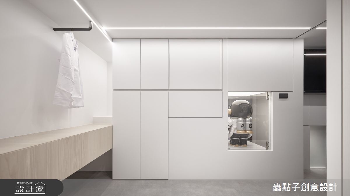 8坪中古屋(5~15年)＿簡約風更衣間案例圖片＿蟲點子創意設計＿蟲點子_133之34
