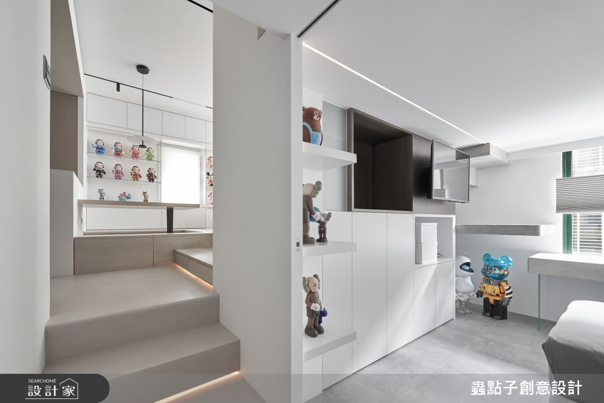 8坪中古屋(5~15年)＿簡約風兒童房樓梯兒童房案例圖片＿蟲點子創意設計＿蟲點子_133之36