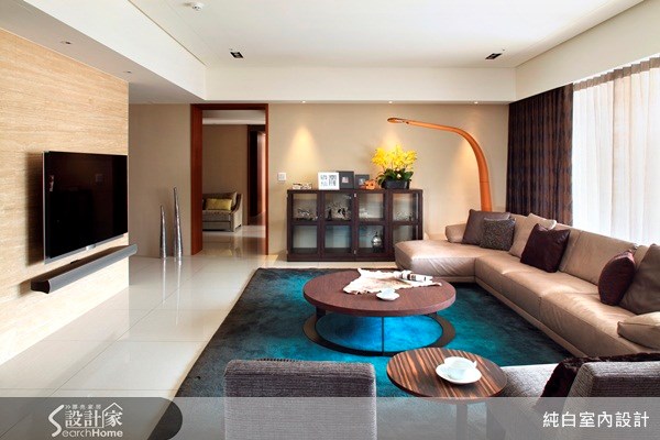 100坪新成屋(5年以下)＿休閒風案例圖片＿純白室內設計＿純白_08之2