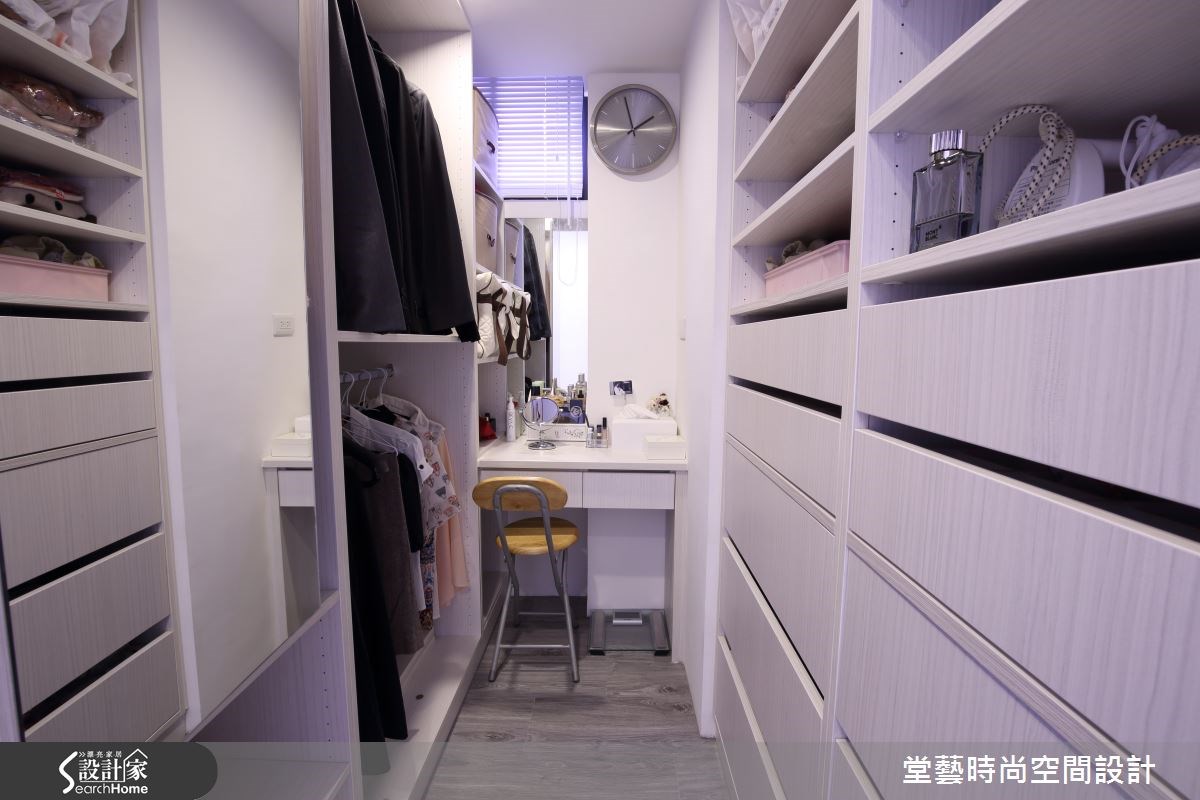 30坪中古屋(5~15年)＿休閒風更衣間案例圖片＿棠藝設計＿堂藝_23之17