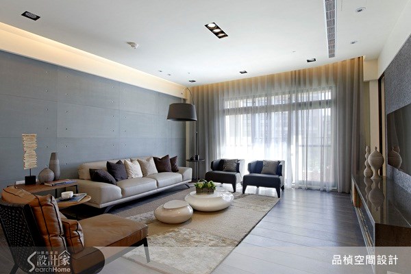 50坪＿療癒風客廳案例圖片＿品楨空間設計＿品楨_05之7