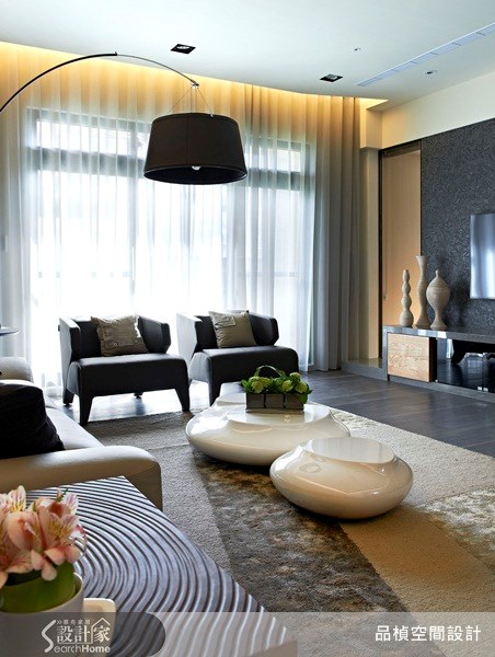 50坪＿療癒風客廳案例圖片＿品楨空間設計＿品楨_05之10