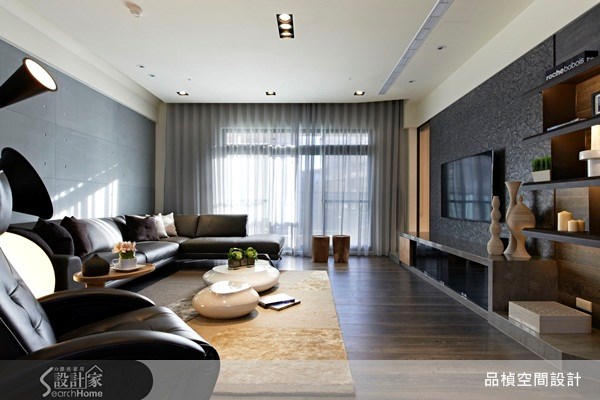 50坪＿療癒風客廳案例圖片＿品楨空間設計＿品楨_05之14
