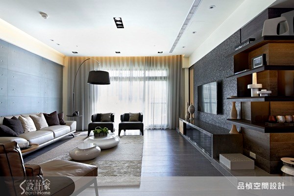 50坪＿療癒風客廳案例圖片＿品楨空間設計＿品楨_05之6