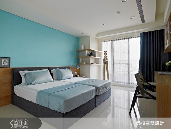 60坪新成屋(5年以下)＿休閒風臥室案例圖片＿品楨空間設計＿品楨_08之18