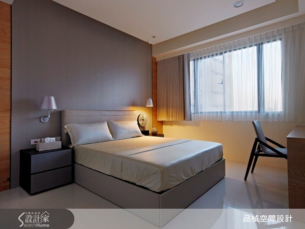 60坪新成屋(5年以下)＿休閒風臥室案例圖片＿品楨空間設計＿品楨_08之16
