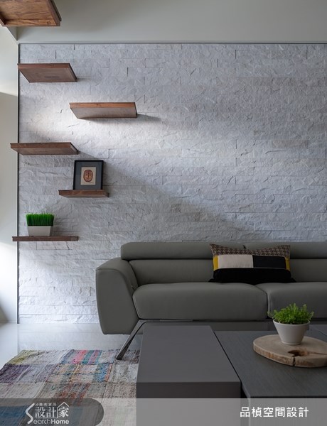 38坪新成屋(5年以下)＿療癒風客廳案例圖片＿品楨空間設計＿品楨_09之5