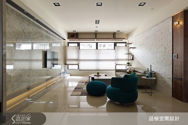 38坪新成屋(5年以下)＿療癒風客廳案例圖片＿品楨空間設計＿品楨_09之2