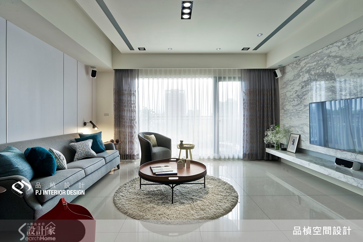 41坪新成屋(5年以下)＿療癒風客廳案例圖片＿品楨空間設計＿品楨_11之3
