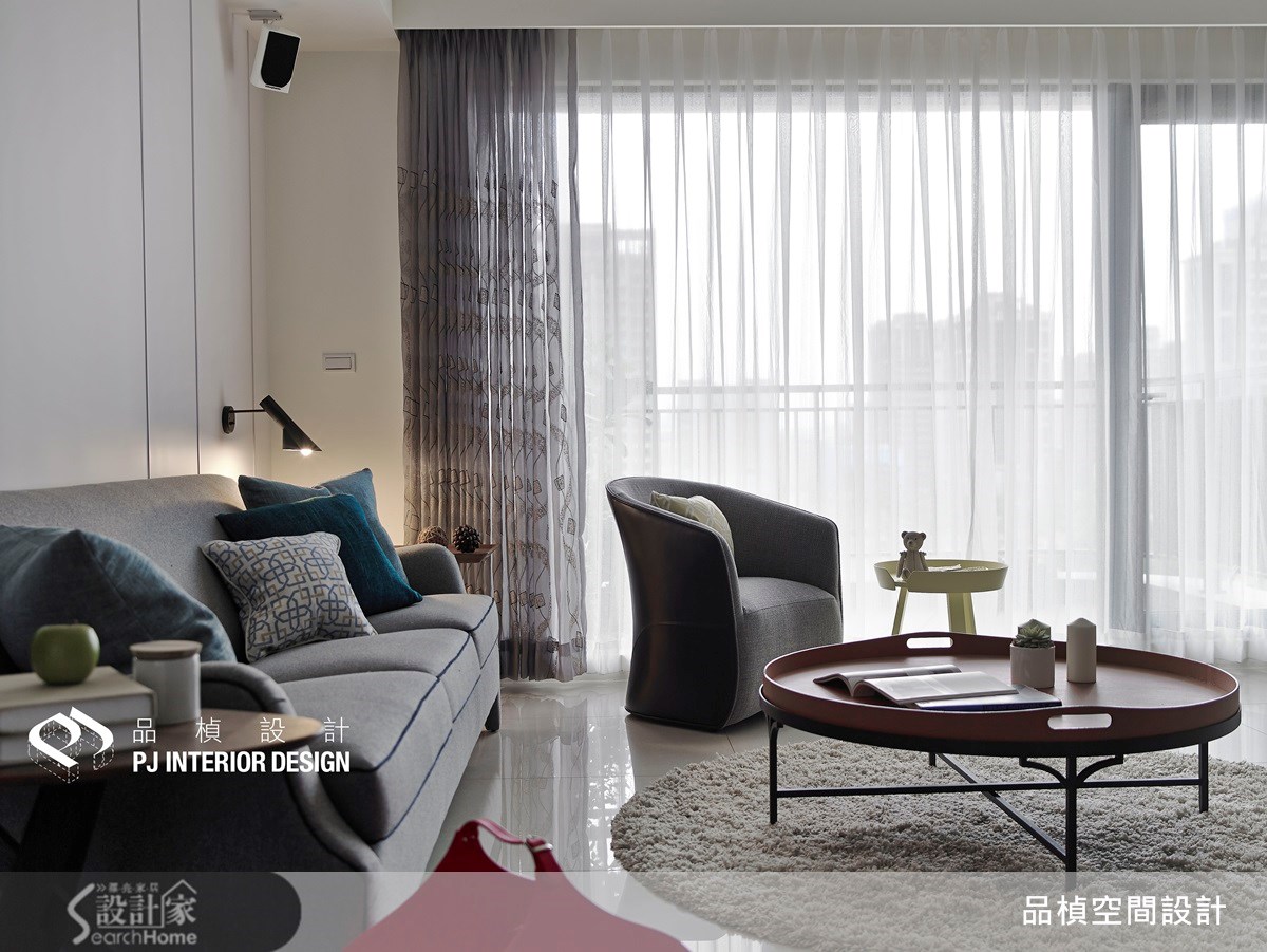 41坪新成屋(5年以下)＿療癒風客廳案例圖片＿品楨空間設計＿品楨_11之5