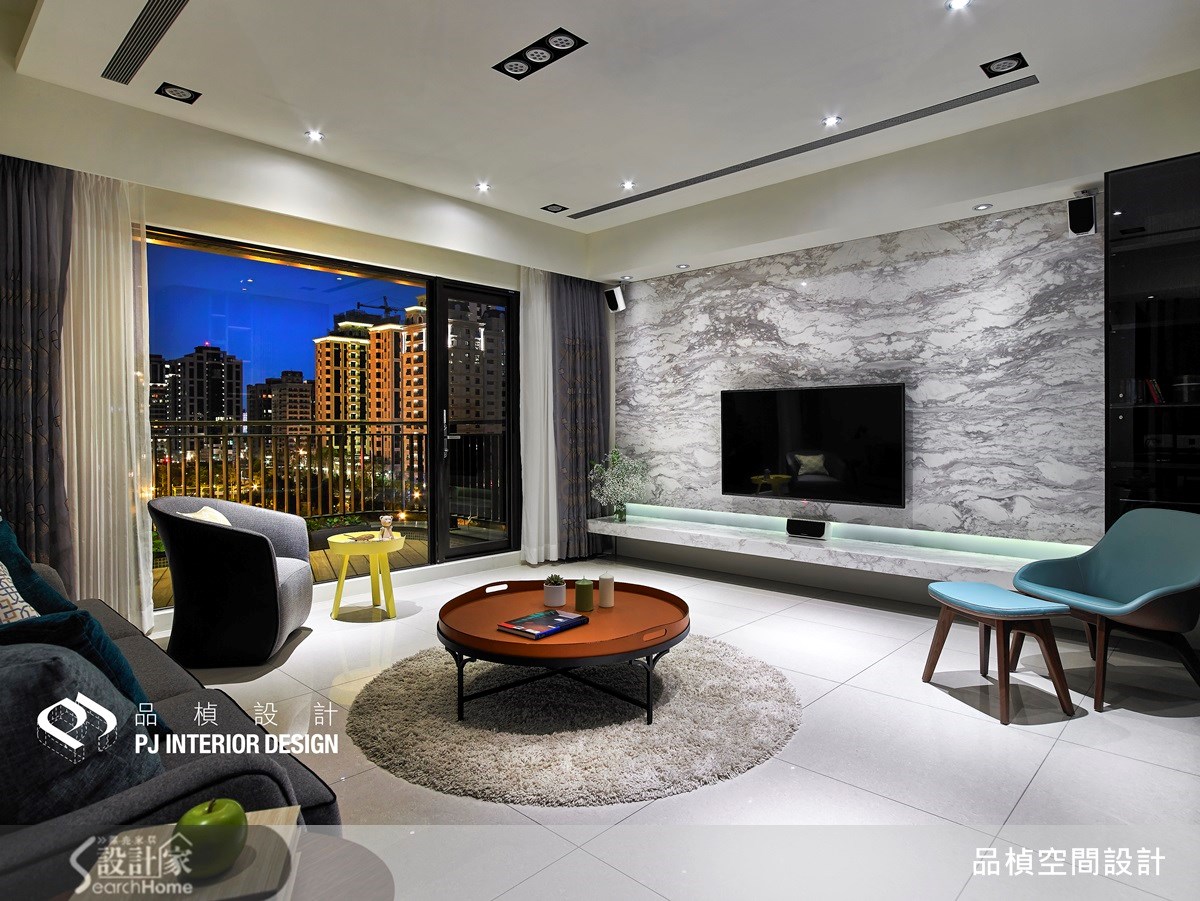 41坪新成屋(5年以下)＿療癒風客廳案例圖片＿品楨空間設計＿品楨_11之2