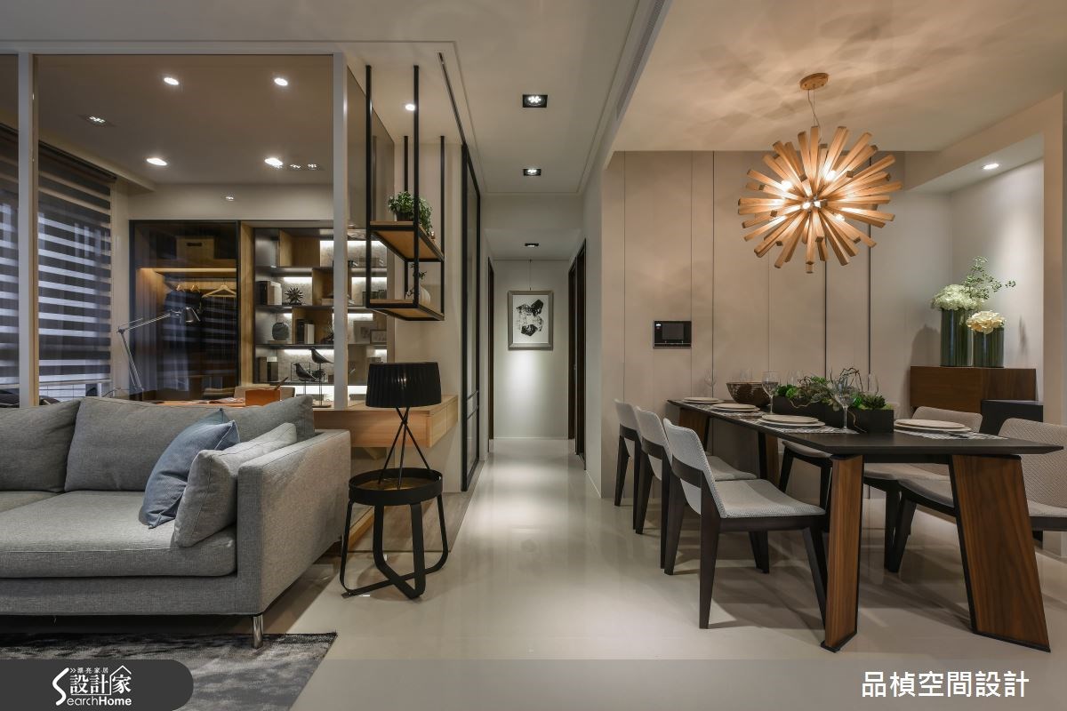 25坪新成屋(5年以下)＿現代風客廳案例圖片＿品楨空間設計＿品楨_15之5
