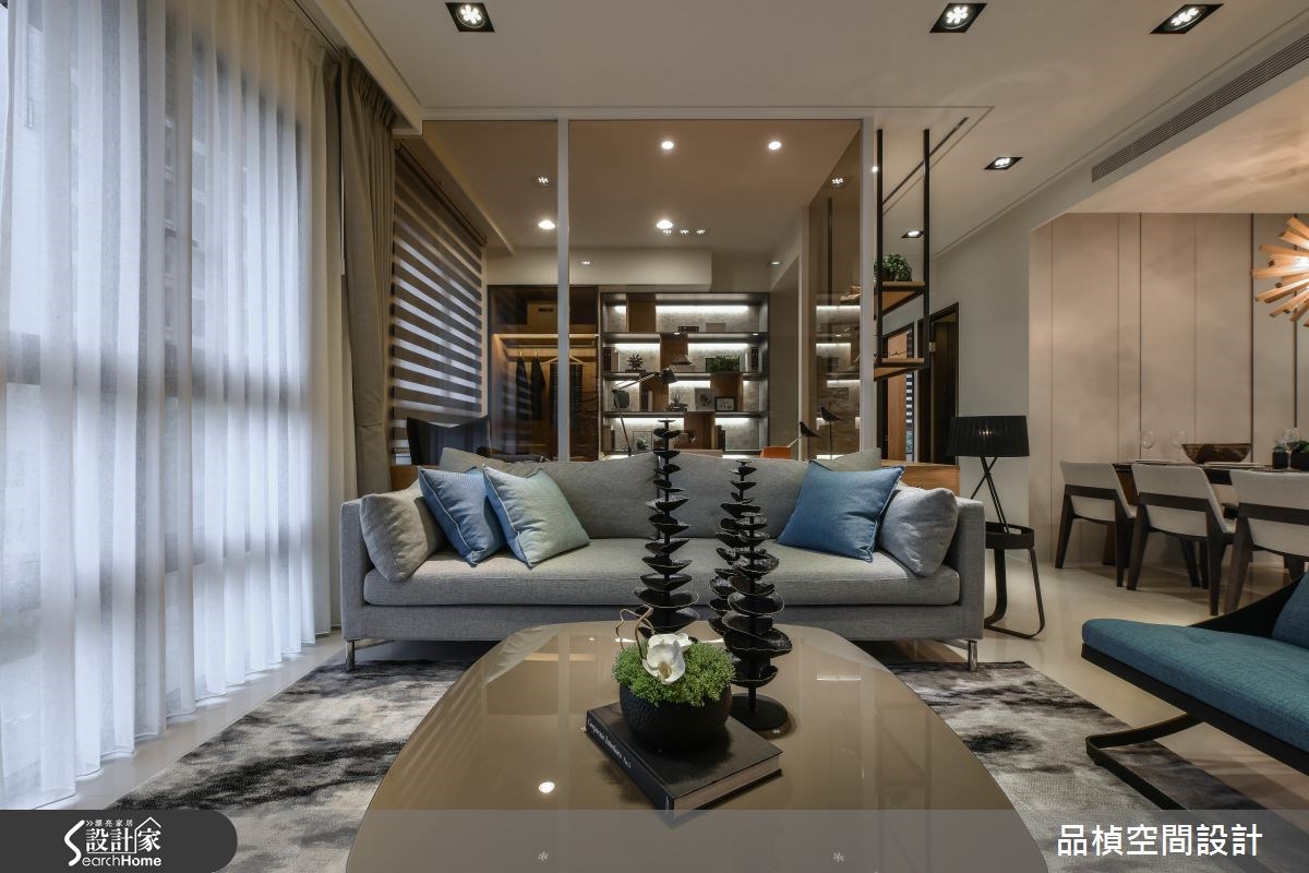 25坪新成屋(5年以下)＿現代風客廳案例圖片＿品楨空間設計＿品楨_15之3
