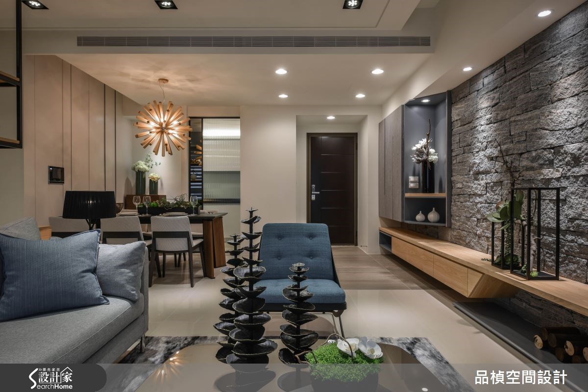 25坪新成屋(5年以下)＿現代風客廳案例圖片＿品楨空間設計＿品楨_15之4