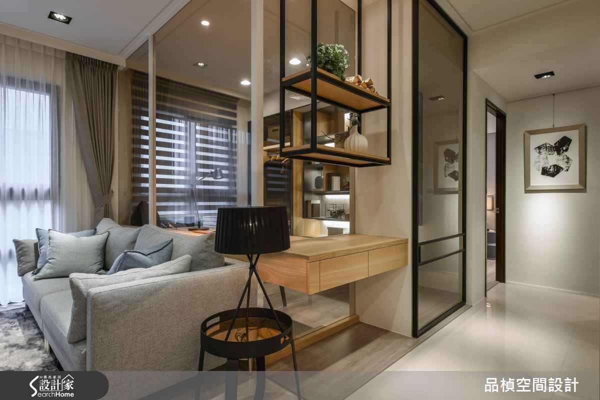 25坪新成屋(5年以下)＿現代風客廳案例圖片＿品楨空間設計＿品楨_15之8