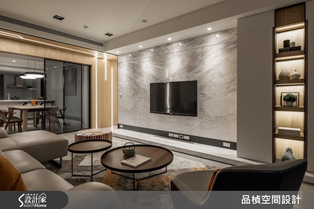 40坪中古屋(5~15年)＿現代風客廳案例圖片＿品楨空間設計＿品楨_23之5