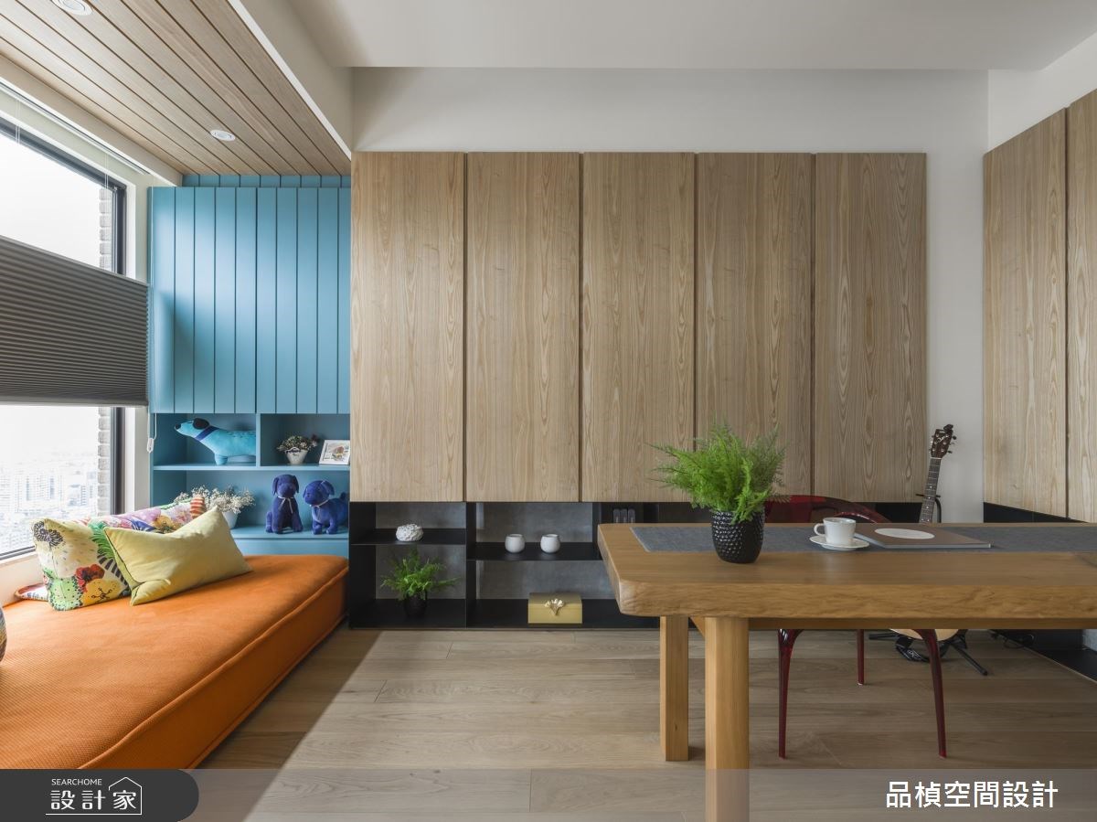 80坪新成屋(5年以下)＿休閒風書房臥榻案例圖片＿品楨空間設計＿品楨_26之10