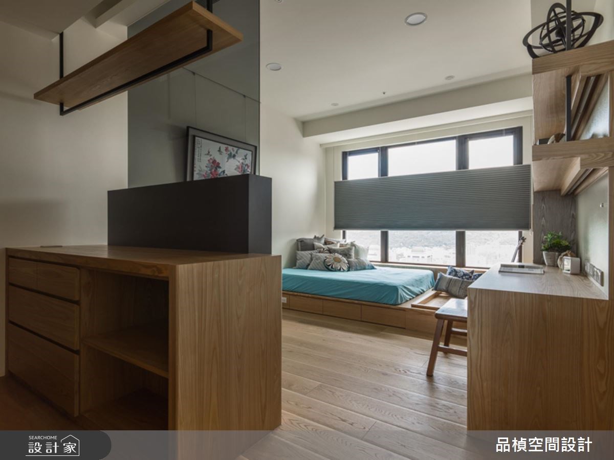 80坪新成屋(5年以下)＿休閒風臥室案例圖片＿品楨空間設計＿品楨_26之12
