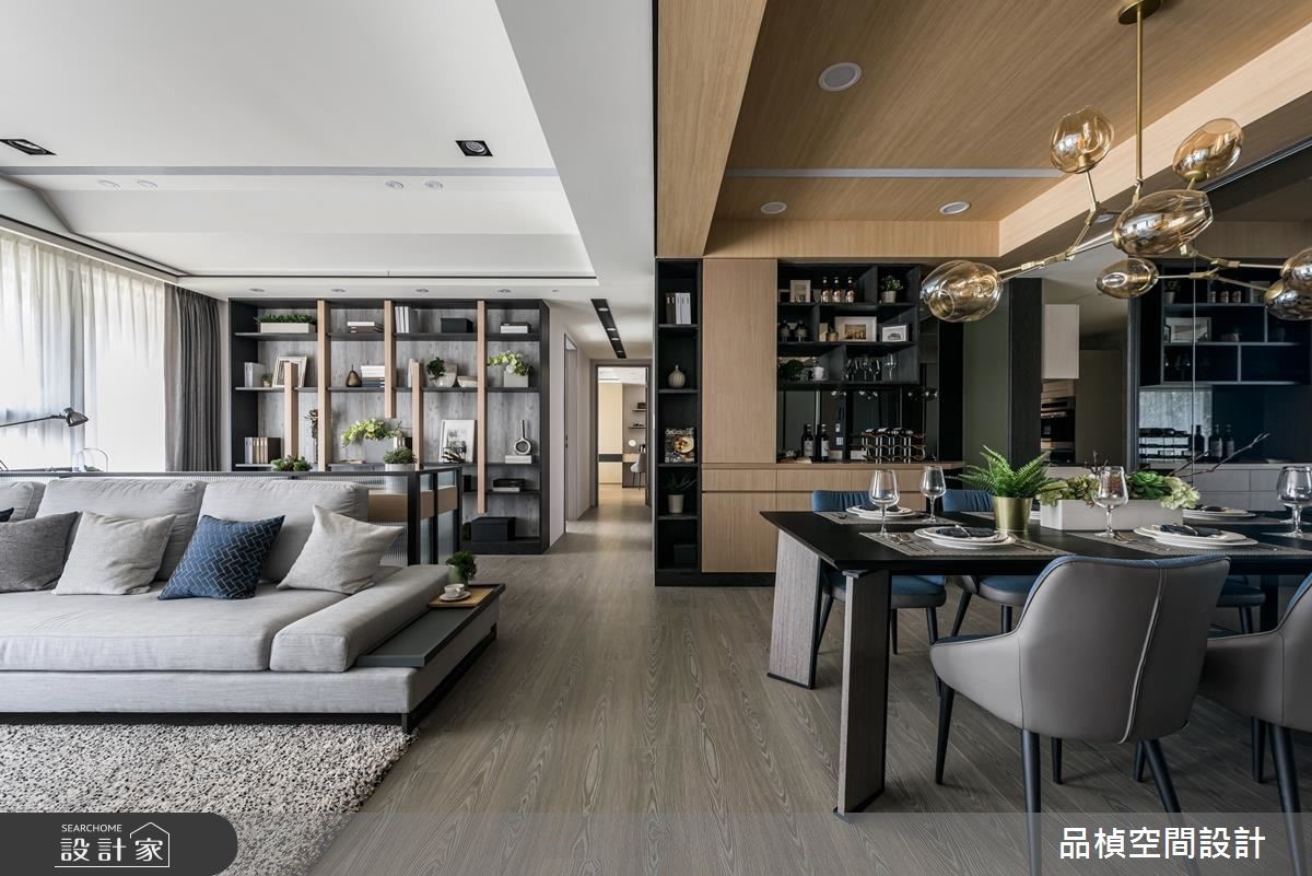 33坪新成屋(5年以下)＿現代風客廳餐廳案例圖片＿品楨空間設計＿品楨_27之3