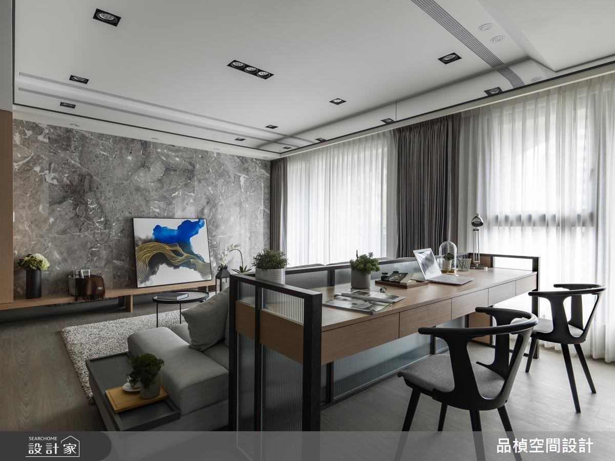33坪新成屋(5年以下)＿現代風客廳書房案例圖片＿品楨空間設計＿品楨_27之5