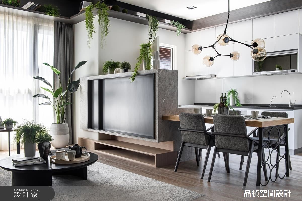 26坪新成屋(5年以下)＿現代風客廳餐廳案例圖片＿品楨空間設計＿品楨_28之10