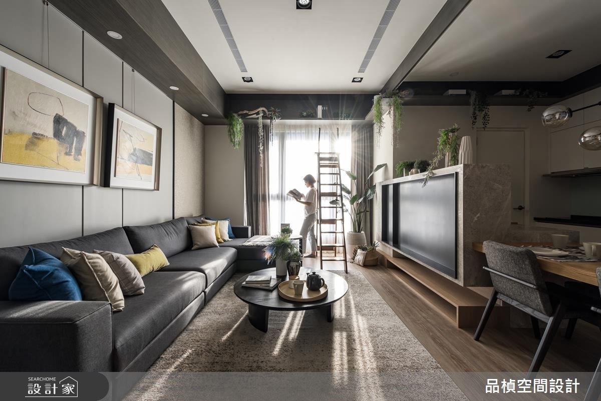26坪新成屋(5年以下)＿現代風客廳案例圖片＿品楨空間設計＿品楨_28之6
