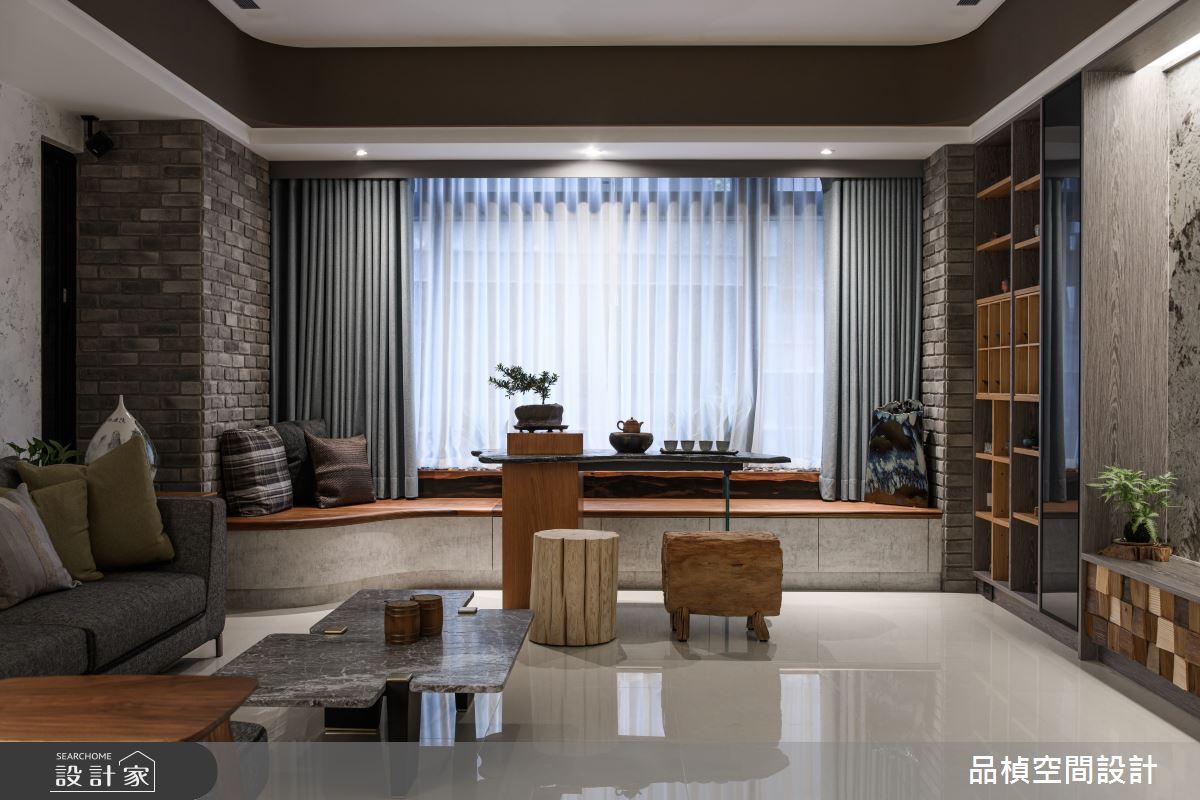 46坪新成屋(5年以下)＿現代風客廳臥榻案例圖片＿品楨空間設計＿品楨_29之8